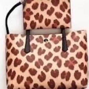 Kate Spade Molly leopard tote